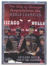 1997-98 Topps Chrome #51 Checklist/Bulls - Team of the 90s Michael Jo ID: 819637