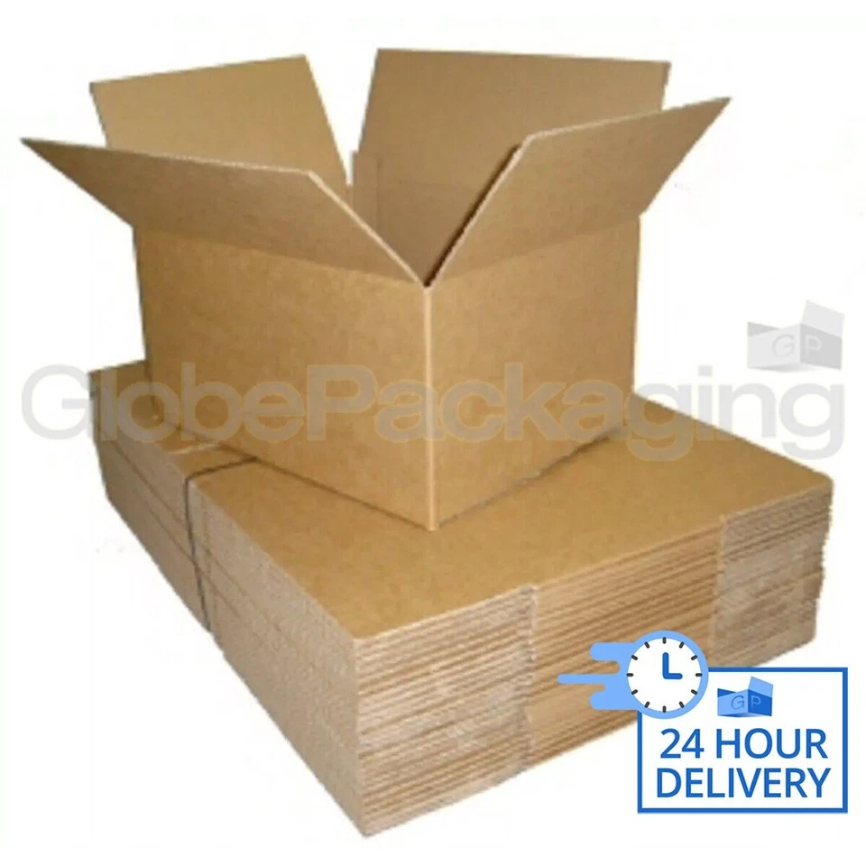 Globe High Grade 12X9X4 A4 S/W Cardboard Postal Box