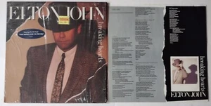 JACKET and INNER SLEEVE ONLY for ELTON JOHN Breaking Hearts 12" LP No Vinyl - Imagen 1 de 2