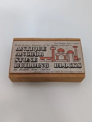 Wood Replica Miniature Antique Anchor Stone Building Blocks Toy #5017 - Image 1 of 4