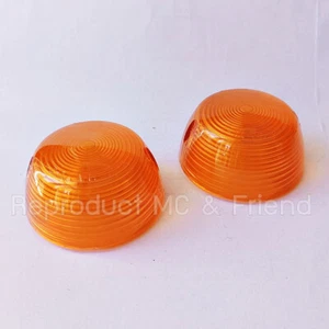 2x Winker Turn Signal Lens : Fits Yamaha AT1 AT2 AT3 CS3 CS5 CT1 CT2 CT3 DS6 DS7 - Picture 1 of 5