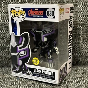 Funko Pop! Vinyl: Marvel Black Panther  830 Glows in the Dark collectors New - Picture 1 of 16