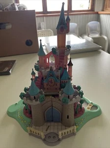 Polly Poket Bluebird 1995 Vintage Château De Cendrillon Avec 2 Personnage Génie - Photo 1/6