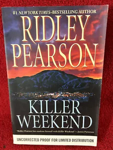 Ridley Pearson Killer Weekend ARC Trade Paperback - Picture 1 of 5