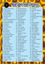 J2 Classic R&B/Soul Trading Cards #0-50 w/Variants