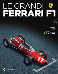 NEW 1:24 F1 FERRARI 512 F1 - Lorenzo Bandini 1965 IXO +BOX +Magazine - Foto 1 di 4