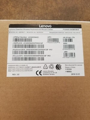 Lenovo 4x30m39482 Spanish Wireless Kbd/Mouse - Image 1 of 3