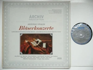 HANS STADLMAIR DIRECTS VIVALDI CONCERTOs FOR WIND INSTRUMENTS ARCHIV 2533 044 - Picture 1 of 3