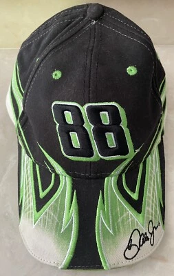 复古 Dale Earnhardt Jr #88 安培能量山露可调节帽子 NASCAR — 第 1/4 张图片