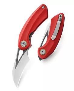 Cuchillo plegable Bestech Bihai mango rojo G10 14C28N borde liso BG53C-2 - Imagen 1 de 4