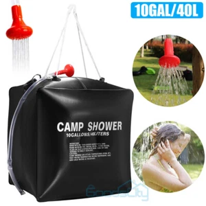 Bolsa de ducha solar portátil de PVC para acampar al aire libre bolsa de baño con calefacción de agua de 5 galones - Imagen 1 de 25