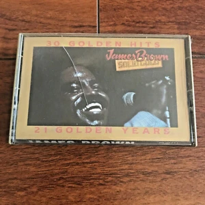 James Brown - Solid Gold - 30 Gold Hits 21 Golden Years Cassette Tape WORKS - Picture 1 of 7