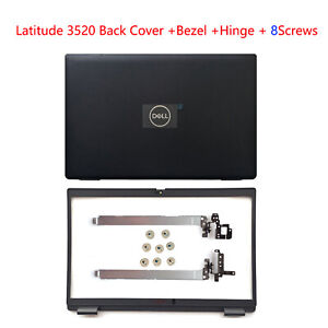 LCD Back Cover +Bezel +Hinge +Screws For Dell Latitude 15 3520 E3520 17XCF WXN5F