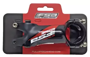 FSA Energy Alloy Road-MTB Stem 31.8mm Clamp +/- 6° 1-1/8" Steer 110mm Black Red - Picture 1 of 8