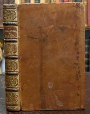 DE LA CHARLATANERIE DES SAVANS - Menken, 1st 1721 - LITERARY CRITICISM, AUTHORS - Image 1 of 4