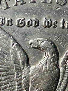 1891 CC Morgan Silver Dollar ANACS AU Details VAM-3 Spitting Eagle Top 100 - Picture 1 of 9
