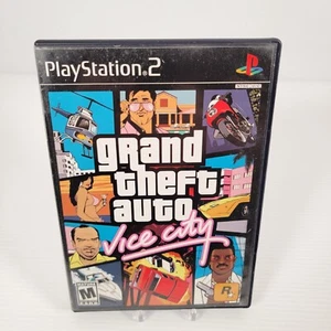 Grand Theft Auto: Vice City (PlayStation 2, 2002) CIB Complete Tested W/Map - Picture 1 of 4