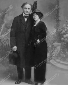 Harry & Beatrice Houdini Portrait 1920s 8x10 Reprint Of Old Photo - Picture 1 of 1
