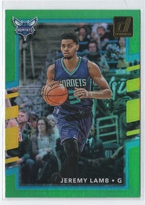 17-18 Donruss Base Holo Green and Yellow Laser #20 - Jeremy Lamb - Charlotte Hor - Bild 1 von 1