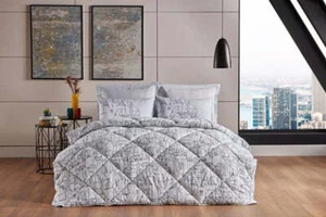 Light Grey Bedding Set - Queen Size (6 Pieces) - Picture 1 of 3