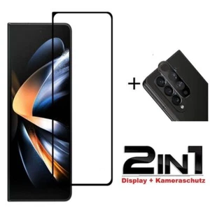 Samsung Galaxy Z Fold 4 Schutzglas + Kameraschutz Hartglas Displayschutz Glas - Bild 1 von 4