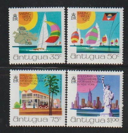 SELLOS ANTIGUA 1972 SEMANA DE NAVEGACIÓN MNH - ANT25 Foto 1 de 1