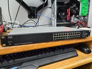 Cisco SG200-26P 26-Port Gigabit PoE Smart Switch - Picture 1 of 3