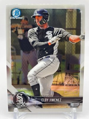 2019 Topps Transcendent VIP Eloy Jimenez 1/1 #BDC-168 White Sox SSP Rookie Year - Image 1 of 4