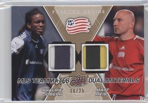 2012 MLS Teammates Dual Materials Premium Series /25 Matt Reis Shalrie Joseph