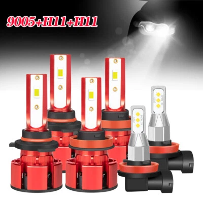 Para Jeep Grand Cherokee 2014-2018 Faros LED Hi/Lo + Kit de luces antiniebla - Imagem 1 de 4