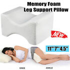 Memory Foam Knee Leg Pillow For Side Sleeper Sleeping Cushion Back Pain Relief