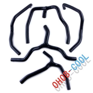 Black Silicone Coolant Radiator Hose For 2001-2010 Honda Goldwing GL1800 GL 1800 - Picture 1 of 24