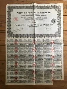 GLÄSEREIEN VON ARLEUX & RAMBOUILLET (78) (H) - Bild 1 von 1