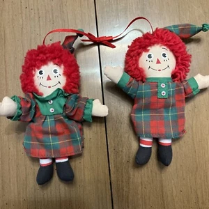 Raggedy Anne And Andy Miniatures Ornament Dolls - Picture 1 of 7