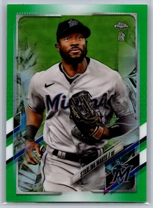 Starling Marte 2021 Topps Chrome Ben Baller Edition Green Refractor /99 #160 - Picture 1 of 2