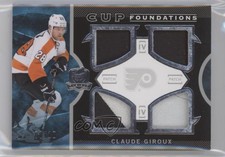 2012-13 Upper Deck The Cup Foundations /10 Claude Giroux #CF-CG Quad Patch