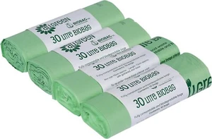 30 Litre x 40 All-Green Compostable Bags - Kitchen Kerbside Caddy Liner - Food - - Picture 1 of 15