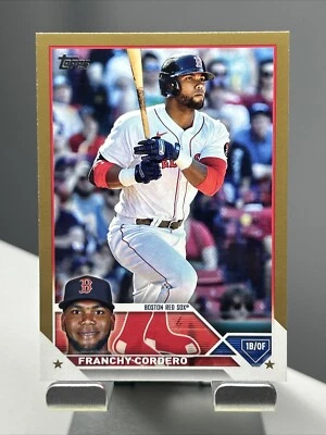 2023 Topps Gold Franchy Cordero  #42 Red Sox /2023 - Image 1 of 3