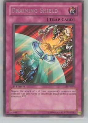 Yu-Gi-Oh Ancient Sanctuary Draining Shield #AST-054 Near Mint or Better 1st ED - Image 1 of 2