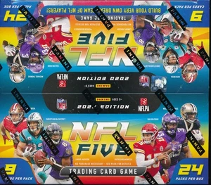 2 BOX LOT 2020 PANINI NFL FIVE TRADING CARD GAME BOOSTER SEALED FOOTBALL - Picture 1 of 1