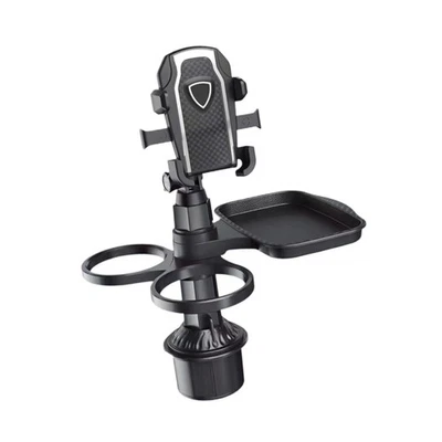 4 in 1 Car Cup Holder Phone Mount with Food Tray Removable Tray Easily ° - image 1 of 4