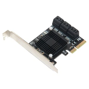 Carte d'extension de disque dur, Desktop Pci-E vers carte d'extension Sata3.0 68603 - Photo 1/9