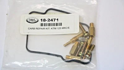 Kit de reparación de carburador K&L 18-2471 para 98-04 KTM 125EXC 98-00 125SX Foto 1 de 2