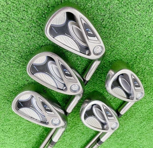 Ladies TaylorMade r7 Iron set of 5 7-9-PW-SW Graphite Flex L Right handed USED - Picture 1 of 11
