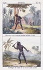 Tahiti French Polynesia Oceania Australia costumes Trachten Lithographie 1840