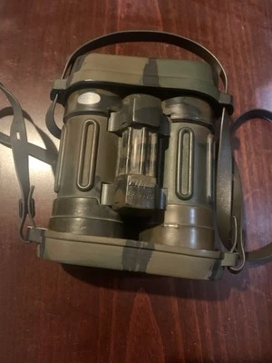 Nikon 8 x 30 7.5 Ft Military Camo Green Japan Waterproof Binoculars w/ Covers - Image 1 of 4