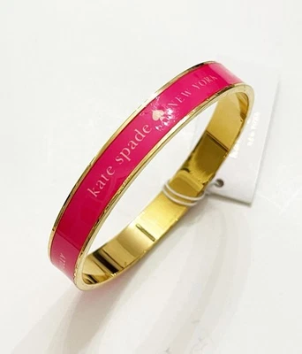 Nuevo con etiquetas Brazalete Brazalete Kate Spade NY Live Colorido Tono Dorado Rosa Regalo para Ella Foto 1 de 4