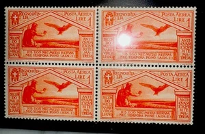 Italien 1930 Virgil 1 $ Brown Scott #C24 Luftpost 4 Ct postfrisch Briefmarken sammeln - Bild 1 von 10