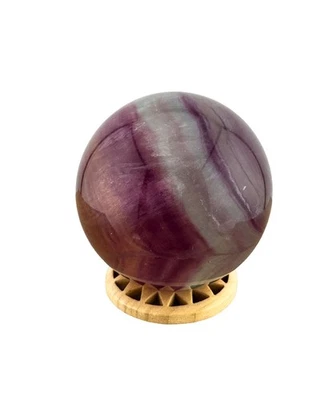 Regenbogen-Fluorit Kugel 49mm, Dekoration, Heilstein, Nr.5 - Bild 1 von 3