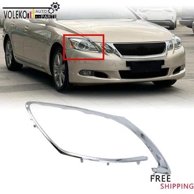 1* Borde de anillo de bisel de faro derecho para Lexus GS350 2007-2011 base 3,5 L V6 - gasolina Foto 1 de 4